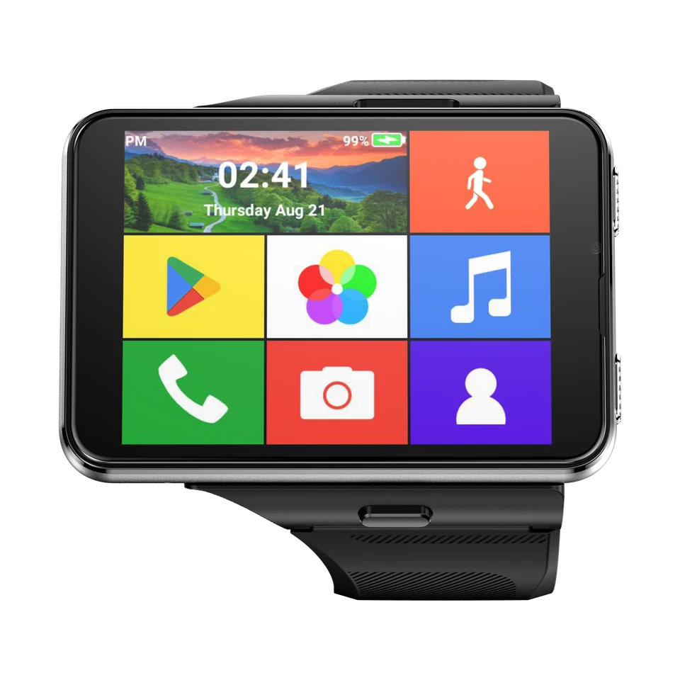 2.88in 4G Larger Screen  Smart Watch Android 11 Dual Camera WIFI GPS SIM Support - Image 4 of 4