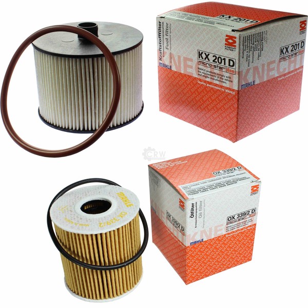 Mahle / Knecht Set Filterpaket Kraftstofffilter KX 201D ÖLfilter OX 339/2D-image