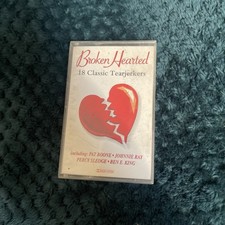 Various - Broken Hearted 18 Classic Tearjerkers Cassette Tape 1993 Compilation