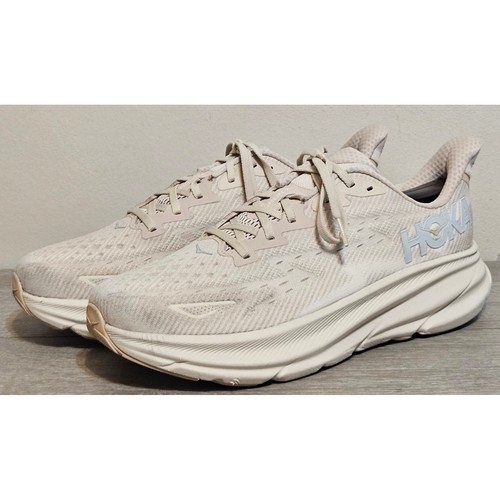Hoka One One Clifton 9 Women's Size 11 B (Medium) Running Shoes Beige