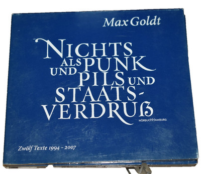 Max Goldt - Nichts als Punk und Pils und Staatsverdruß - 2 Cds - CD. #12.