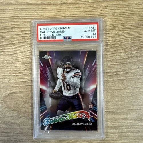 2024 Topps Chrome - Future Stars Caleb Williams #FS-1 Refractor (RC) PSA 10