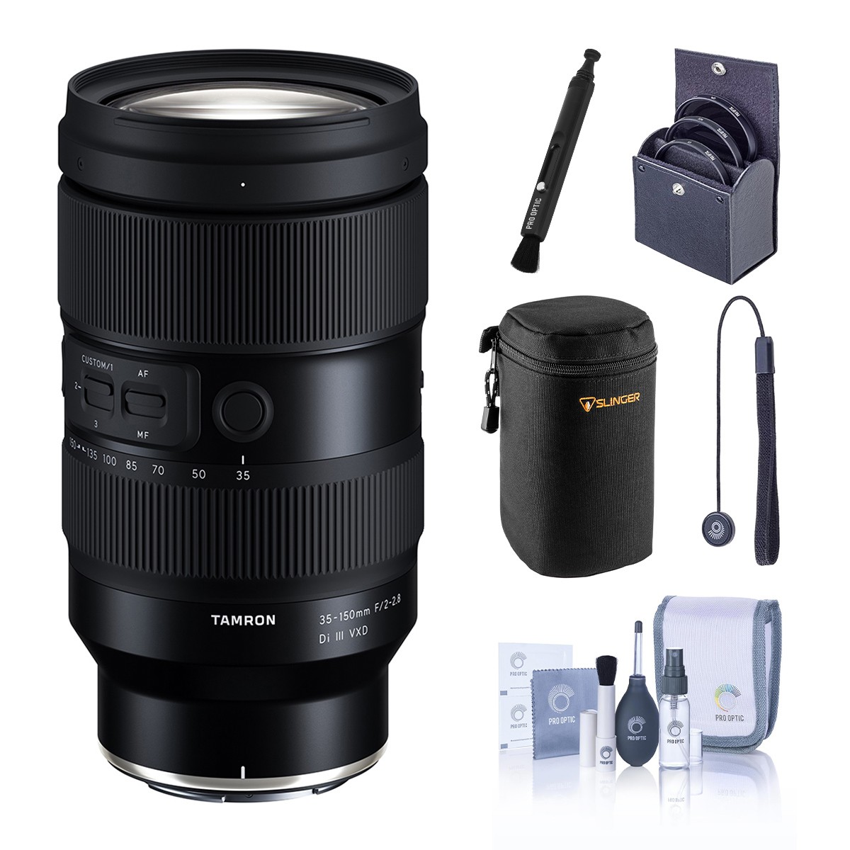 Tamron 35-150mm f/2-2.8 Di III VXD Lens for Nikon Z, Bundle with