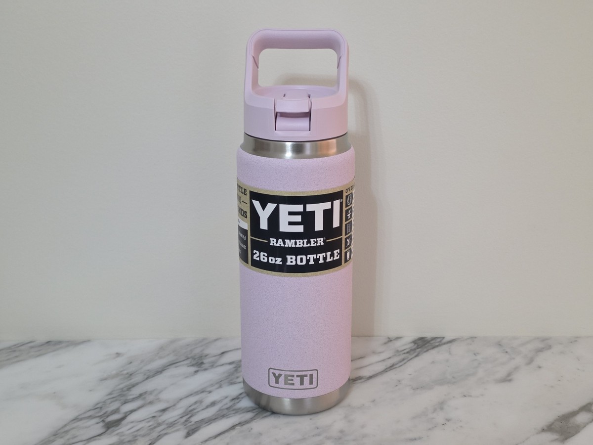 YETI Rambler 26oz 760ml Water Bottle Straw Cap Cherry Blossom Pink
