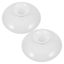  2 Pcs Teapot Lid Replacement for Kettle Mug Lids Porcelain Ceramic Cover