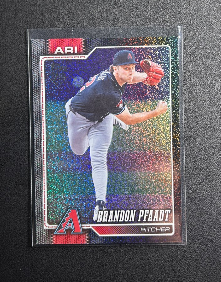2026 Topps Series 1 Brandon Pfaadt BLACK SANDGLITTER /10 Diamondbacks
