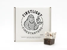 FirstLight Firestarters – Natural, Handmade Campfire Starters (18-Pack)