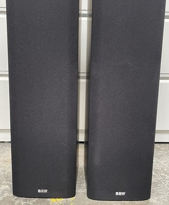 B&W Bowers & Wilkins DM603 S3 Black Pair Floor Standing Speakers