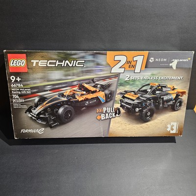 LEGO Technic NEOM McLaren Racing Gift Set Formula E 704 Pieces - 66784 - SEALED