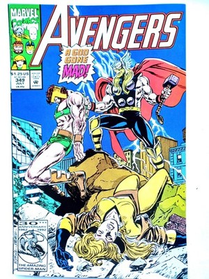 Marvel Avengers #349 (July 1992) - Death Wager - Excellent condition