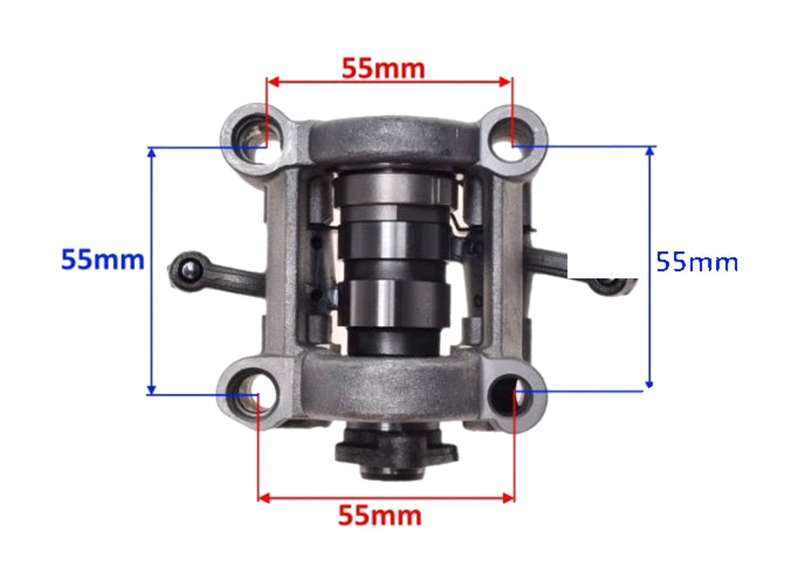 Arbre à cames GY6 125 4T avec base moteur 152QMI-E4