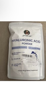 Micro Ingredients Hyaluronic Acid Serum Powder, 100 Grams | Low Molecular Weight