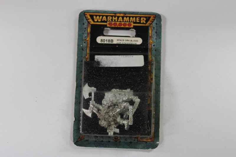 Warhammer 40K Orks Ork OOP Metal Space Ork Blood Axe Kommandos Blister 72926 G