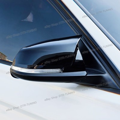 For BMW 4-Series F32 440i F33 F36 Gloss Black M Style Side Wing Mirror Cover Cap