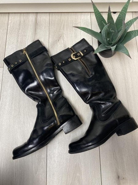 Women Clarks Boots Black Suede 37 #1QCQ