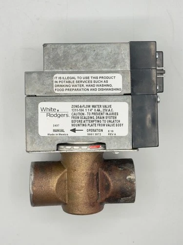 White-Rodgers 1311-104 Zone A Water Valve 1-1/4"