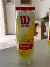 WILSON Championship Tennis Balls Extra Duty, 3 Can Case 9 Balls
