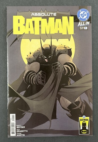 Absolute Batman #1 2025 (NM) Nick Dragotta Bat Man Day 9th Print!