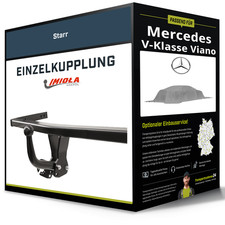 Anhängerkupplung starr für Mercedes-Benz Viano W639 03-10 ABE