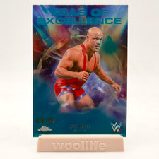 Kurt Angle 2026 Topps Chrome WWE Eras of Excellence Aqua /199 #ERA-36