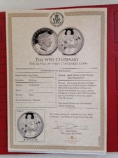 Gibraltar 2017 One Crown Coin 'Lest We Forget' Theme With Royal Mint Certificate