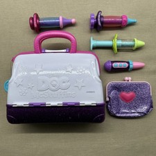 Disney Junior Doc McStuffins Doctor's Bag Medicine Kit Syringes Shot Thermometer