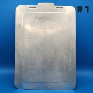 Vintage Aluminum Cake Pan Slide on Lids