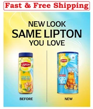 Lipton Unsweetened Black Tea Iced Tea Mix, 28 Quarts, 2.6 oz, Gluten-Free