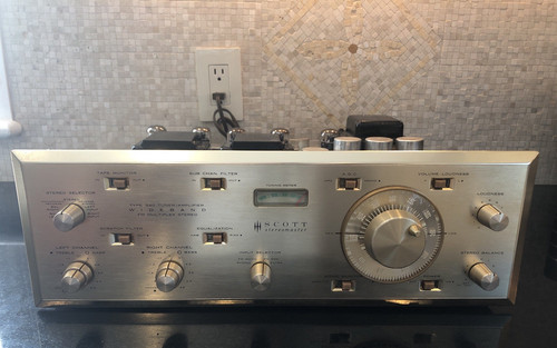 Scott 340 Stereomaster Wideband Tube AM/FM MPX Tuner Amplifier perfect condition