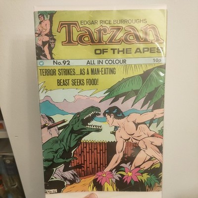 Edgar Rice Burrough's TARZAN OF THE APES #92 1974 Terror Strikes