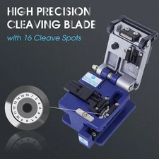 Fiber Cleaver for 0.25mm, 0.9mm, 3.0mm Fiber Cable with 16-Position Precision-48