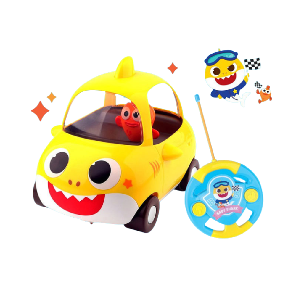 Pinkfong Baby Shark RC Car Mini Remote Control Radio Controlled Toy Kid Gift