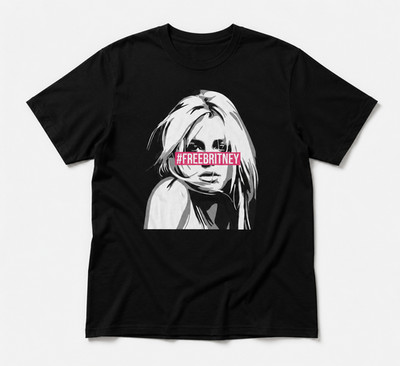 Britney Spears Free Britney Black Unisex Size S M L XL 2XL 3XL 4XL T-shirt