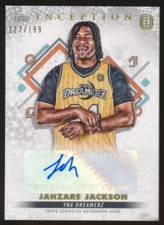 JAHZARE JACKSON 2022-23 Topps Inception OTE AUTO RC 127/199 YNG DREAMERZ