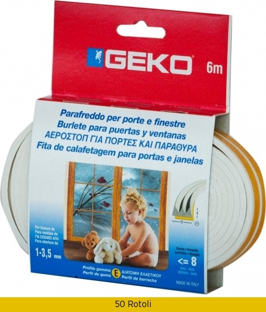 Parafreddo In Gomma Bianco Da 6 ml Rotoli 50 Nbrand 1000/4