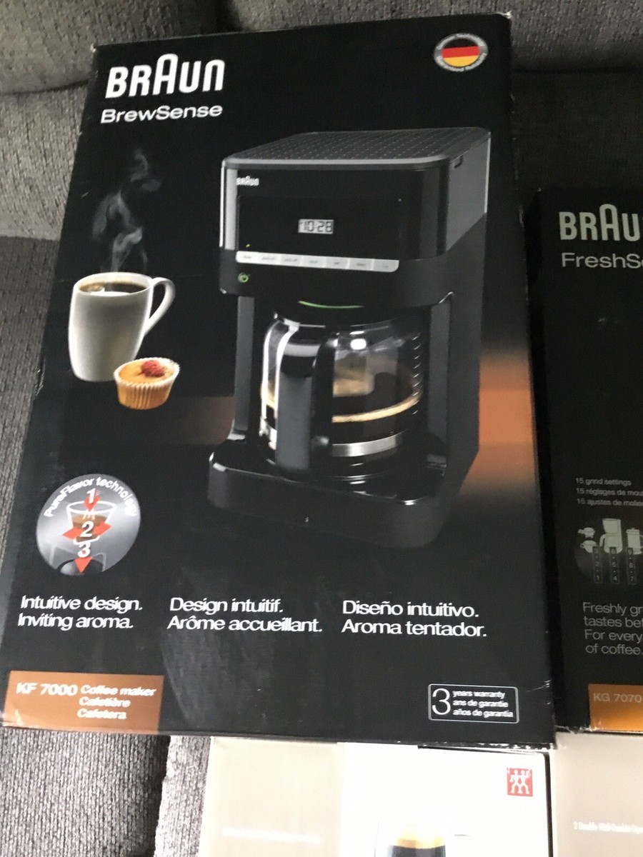 Coffee Machine Braun Kf7070 Brewsense Drip Coffee Maker Braun