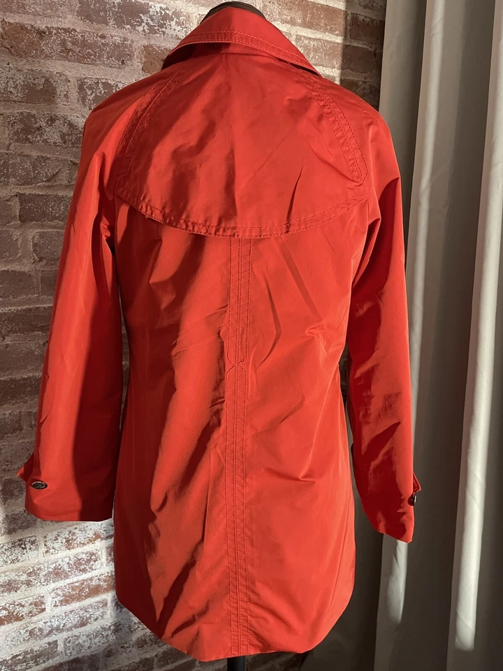 Rainforest Signature女式红色风衣纽扣前轻便小号 — 第 3/4 张图片