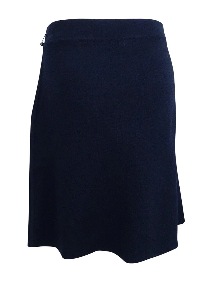 Falda para mujer Tommy Hilfiger en bloques de colores línea A (XL, Sky Captain/Marfil) Foto 2 de 2