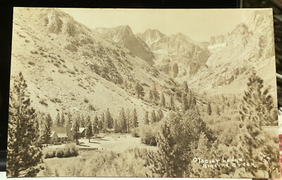 GLACIER LODGE, BIG PINE CREEK, CALIFORNIA, Photo Post Card, Inyo County