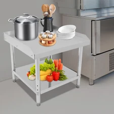 Kitchen Restaurant Adjustable Work Prep Table Stainless Steel
