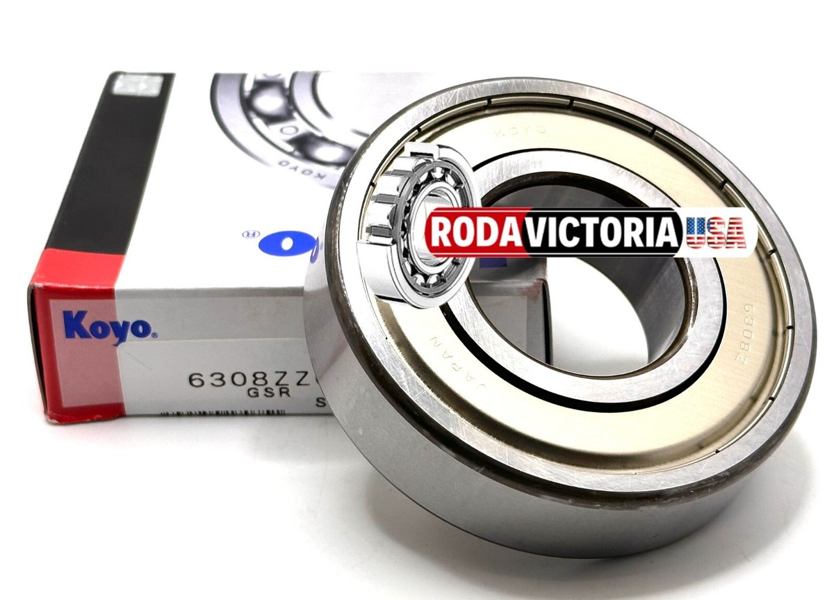 KOYO 6308 ZZ CM DEEP GROOVE BALL BEARING, METAL SHIELDED