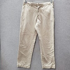 VINTAGE Polo Ralph Lauren Men Preston Pants 34x32 Khaki Chino Straight READ