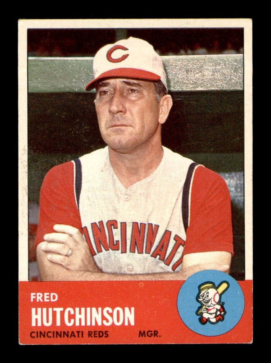 1963 Topps Set Break #422 Fred Hutchinson VG-EX *OBGcards*