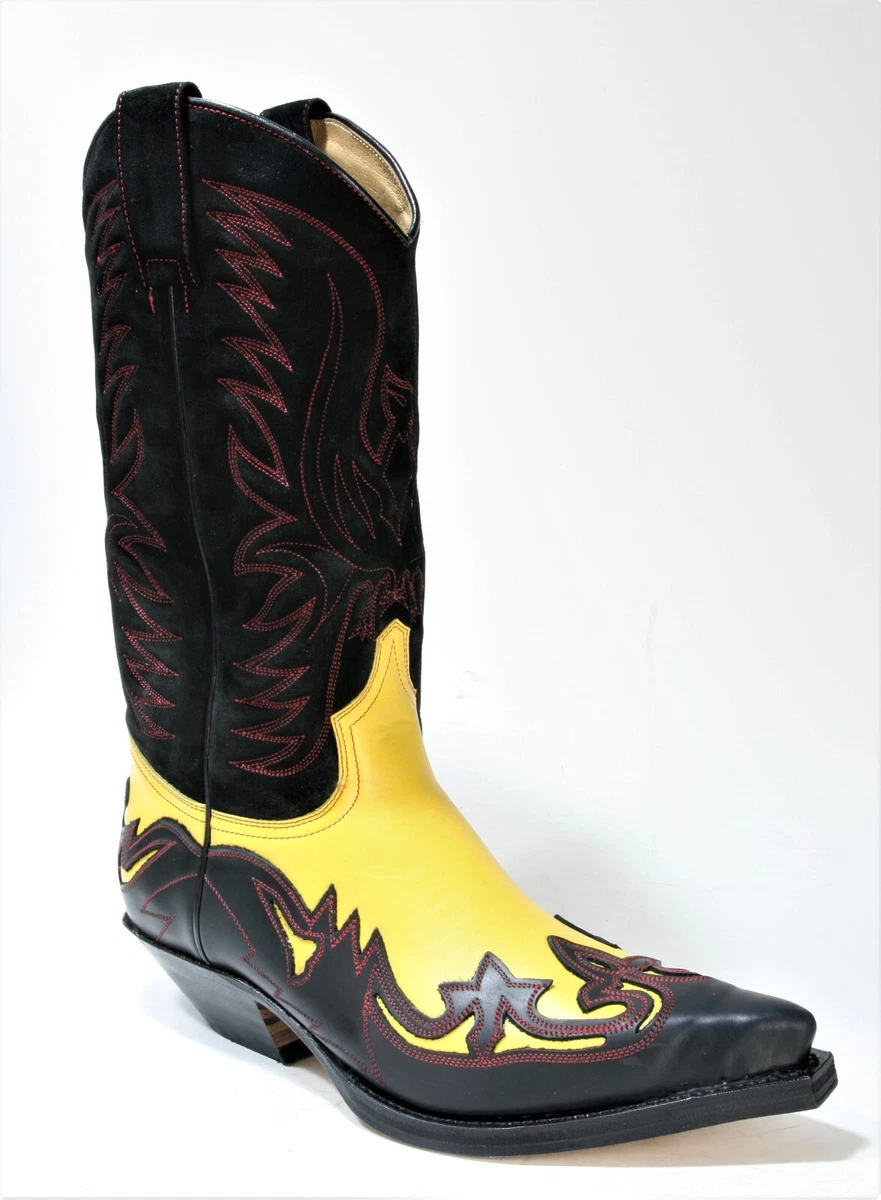 Stivali Sendra 12209 – Cowboy Western E Biker, Pelle Marrone, Unisex, Made In Spain
