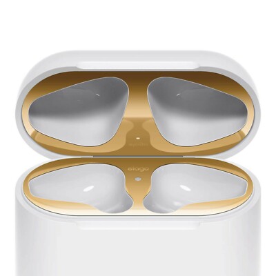 Dust Guard for AirPods - elago  Dust Guard [Gold, 1 Set]