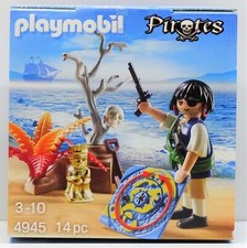 PIRATEN SCHATZ SUCHE SCHÄDEL STATUE Playmobil 4945 v`14 zu Schiff Garde OVP NEU 