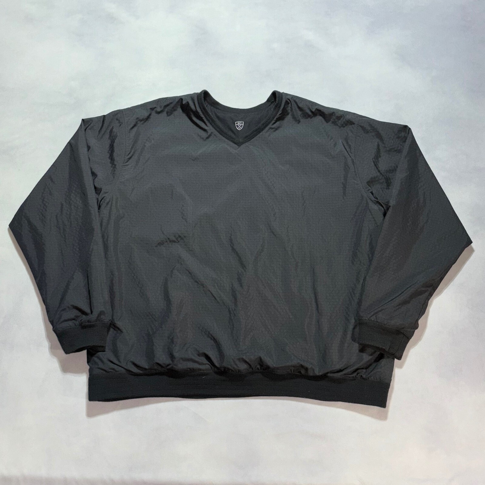 SACAI X NIKE Vintage Nike Golf Pullover Giacca a Vento Reversibile Leggero Nero Uomo XL