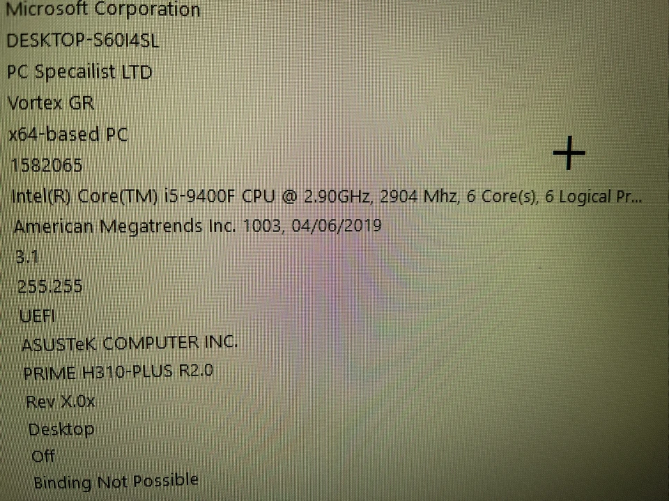 gaming computer GTX 1650 I5/9400 - Image 4 of 4