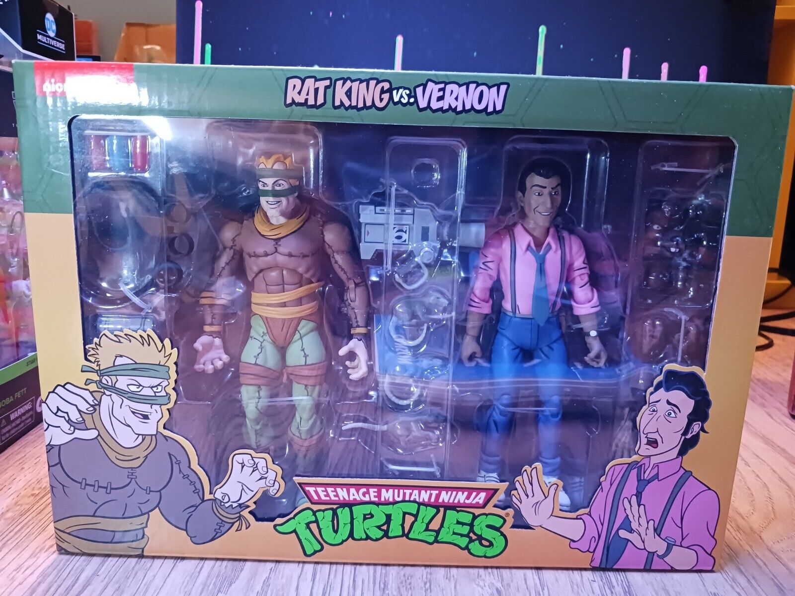 Teenage Mutant Ninja Turtles Cartoon Series 7 Inch Action Figure 2-Pack  Exclusive - Rat King & Vernon