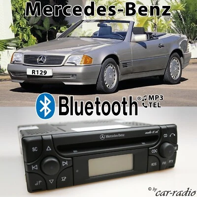 Mercedes R129 Radio Audio 10 CD MF2910 MP3 Bluetooth SL-Klasse 129 Autoradio - Bild 1 von 4